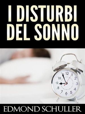 cover image of i disturbi del sonno